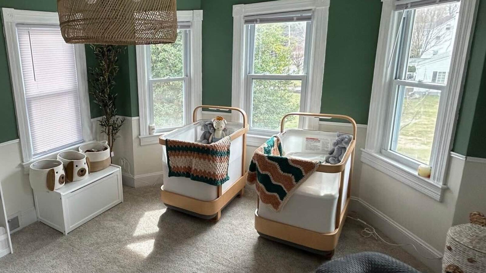 Beyond beige: Colorful baby room ideas
