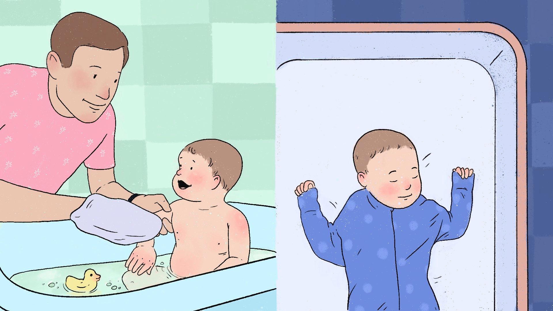 How warm bath water impacts your baby’s sleep