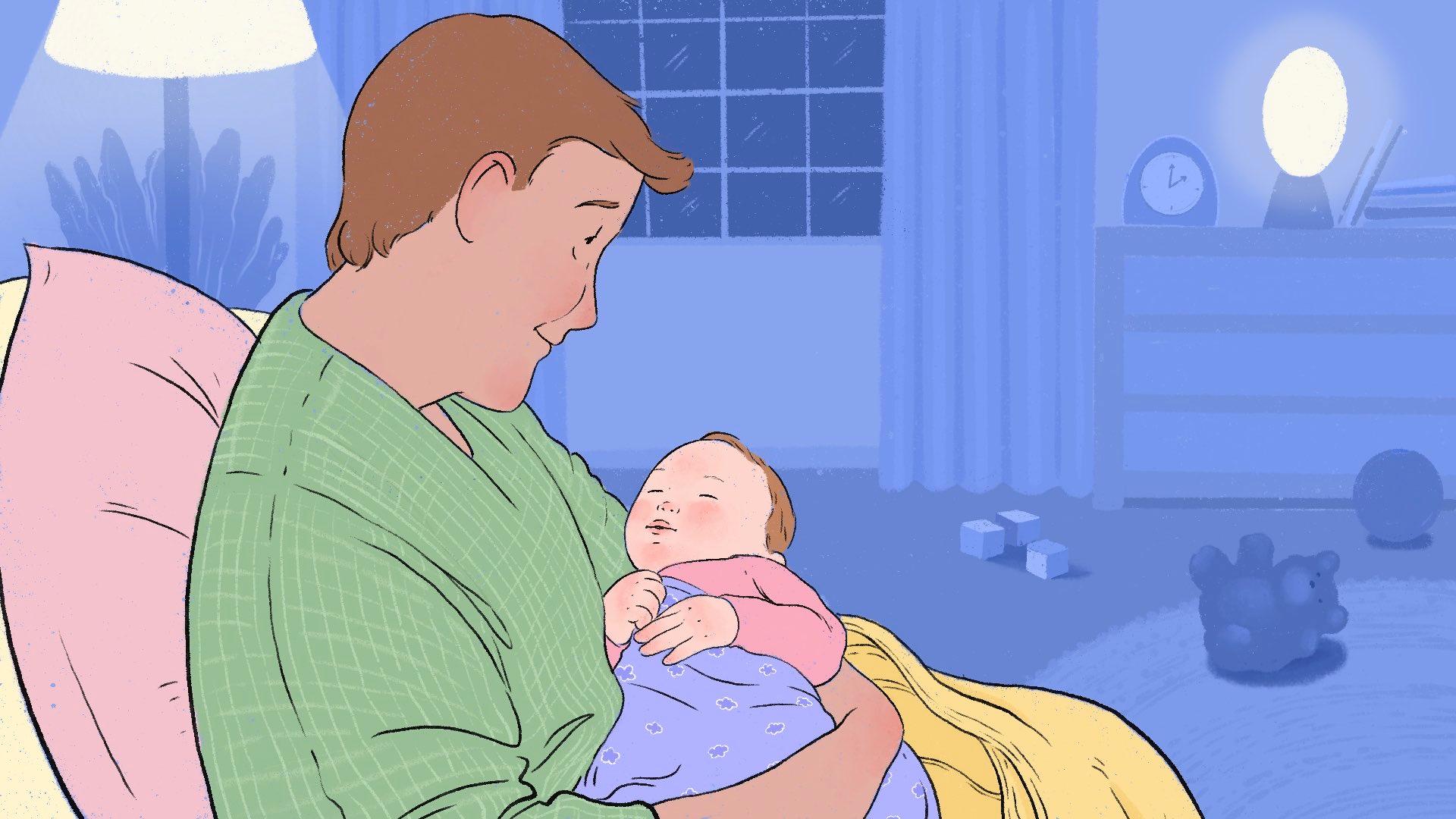 How infant sleep affects fathers